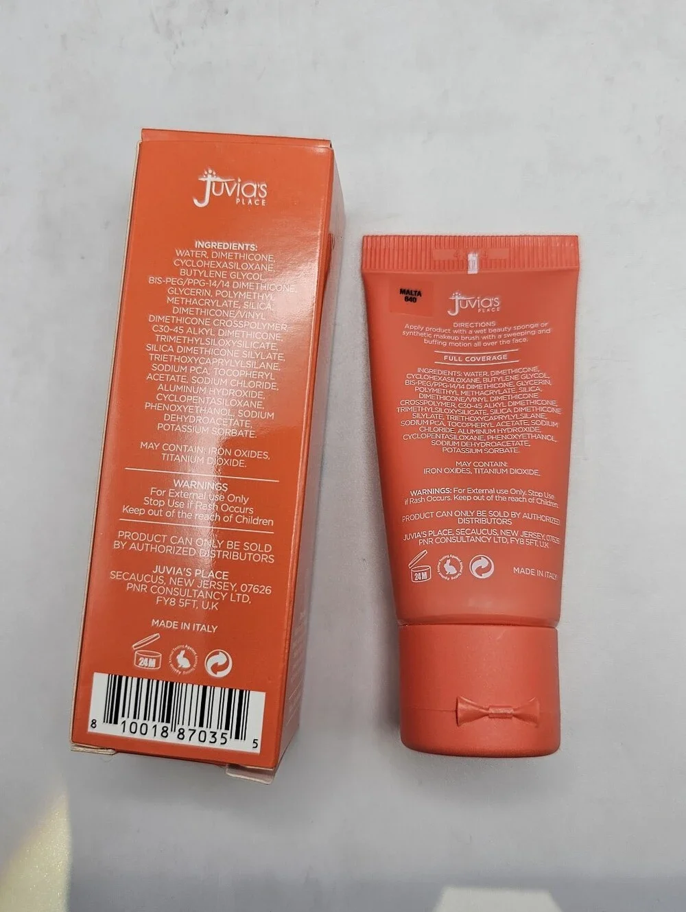 Juvia's Place Coral I Am Magic Velvety Matte Foundation - Malta